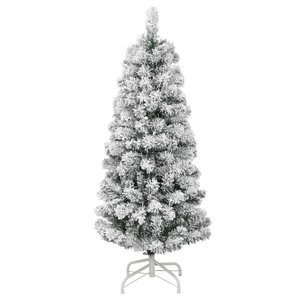 vidaXL Künstlicher Weihnachtsbaum Klappbar Beschneit 120 cm