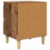 vidaXL Bettschrank Altholz 40 x 35 x 50 cm Holzwerkstoff