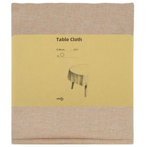 vidaXL Tischdecke 5 stk. Rund Beige &Oslash; 180 cm