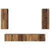 vidaXL TV-Schrankset Wandmontiert 5 pcs Altholz Holzwerkstoff
