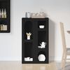 vidaXL Sideboard Schwarz 59 x 35 x 100,5 cm Holzwerkstoff