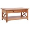 vidaXL Couchtisch 100&times;55&times;46 cm Massivholz Mahagoni