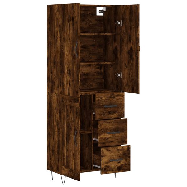 vidaXL Highboard R&auml;uchereiche 69,5x34x180 cm Holzwerkstoff