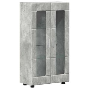 vidaXL Sideboard FLORIN 55,5 x 29 x 100 cm Beton Grau Holzwerkstoff