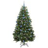 vidaXL Künstlicher Weihnachtsbaum Grün 180 cm PVC und Metall