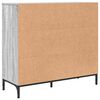 vidaXL Sideboard Graues Sonoma 89,5 x 33 x 82 cm Holzwerkstoff