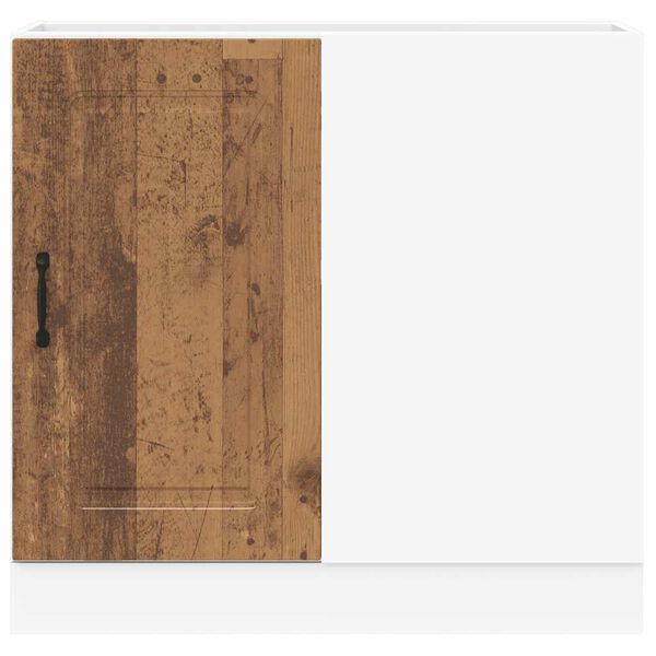 vidaXL K&uuml;chenunterschrank Kalmar Altholz-Optik Holzwerkstoff