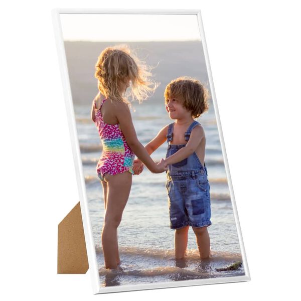 vidaXL Bilderrahmen Collage 3 Stk. f&uuml;r Tisch Wei&szlig; 13x18 cm MDF