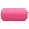 vidaXL Aufblasbare Gymnastik-Rolle mit Pumpe 120x75 cm PVC Rosa
