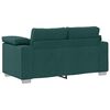 vidaXL Sofa Dunkelgr&uuml;n 160 x 80 x 82 cm Stoff