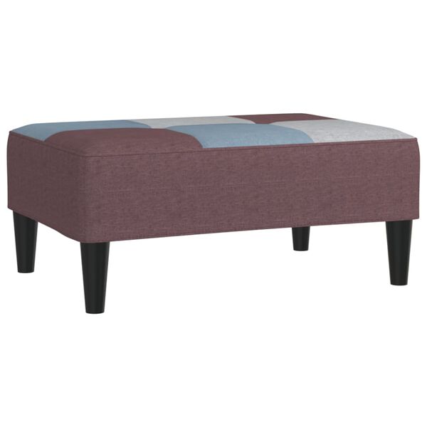 vidaXL Fu&szlig;hocker Patchwork 78x56x32 cm Stoff