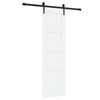 vidaXL Schiebet&uuml;r ORKDAL 61 x 198,5 cm Holzwerkstoff Wei&szlig; und Schwarz