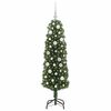 vidaXL Künstlicher Weihnachtsbaum mit 150 LEDs mit Ständer Grün 150 cm