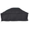 vidaXL Palettenkissen Schwarz 200 x 40 x 8 cm Oxford-Stoff