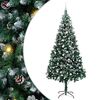 vidaXL K&uuml;nstlicher Weihnachtsbaum mit 300 LEDs mit St&auml;nder Gr&uuml;n 240 cm