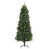 vidaXL Weihnachtsbaum mit 300 LEDs mit St&auml;nder Gr&uuml;n 240 cm PE