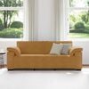 vidaXL 3-Sitzer-Sofa Braun 220x77x82 cm Samt