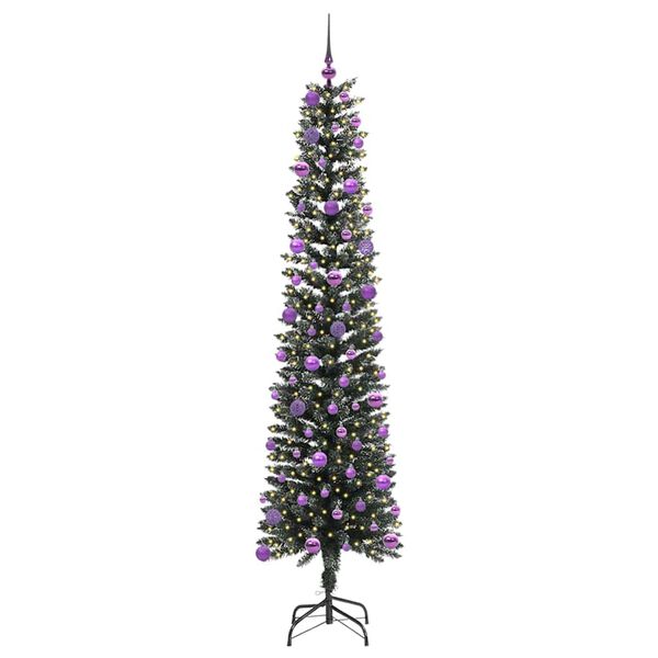 vidaXL K&uuml;nstlicher Weihnachtsbaum mit 300 LEDs mit St&auml;nder Gr&uuml;n 240 cm