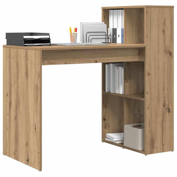 vidaXL Schreibtisch Artisan-Eiche 108 x 55 x 103.5 cm Holzwerkstoff