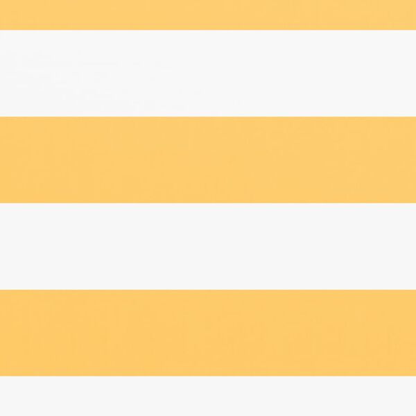 vidaXL Balkon-Sichtschutz Wei&szlig; und Gelb 90x400 cm Oxford-Gewebe