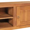 vidaXL TV-Schrank 115x30x40 cm Teak Massivholz