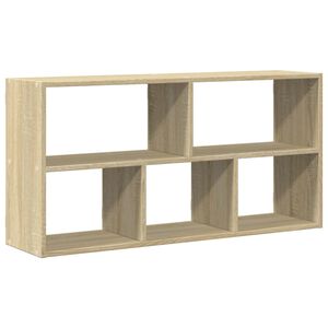 vidaXL Wandregal Sonoma-Eiche 100x25x50 cm Holzwerkstoff