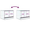 vidaXL Terrarium mit Speicher Transparent 40 x 30 x 30 cm Glas