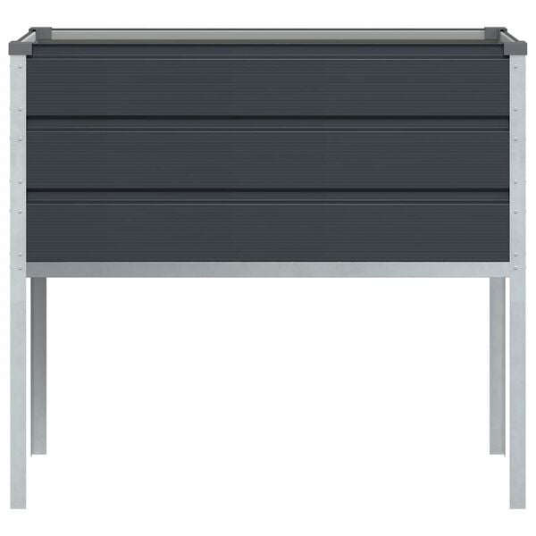 vidaXL Pflanzk&uuml;bel Anthrazit 100 x 45 x 90 cm Verzinkter Stahl