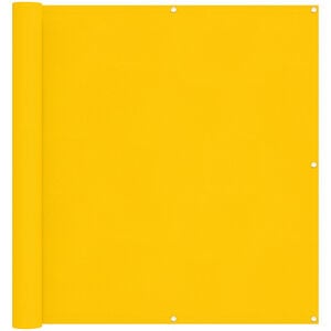 vidaXL Balkonsichtschutz Gelb 120 x 200 cm Oxford-Stoff