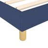 vidaXL Boxspringbettgestell Blau 180x200 cm Stoff