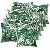 vidaXL Kissenbezug 12 pcs HEERLEN Blattmuster 50 x 50 cm Polyester