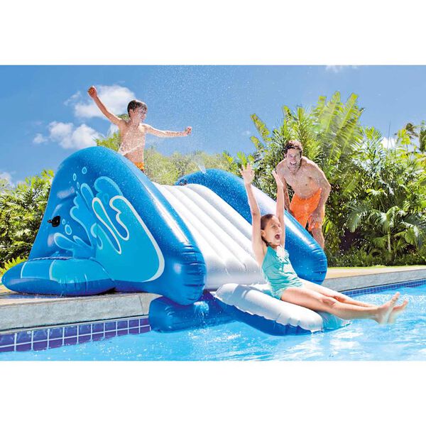 Intex Wasserrutsche Aufblasbar Kool Splash Blau