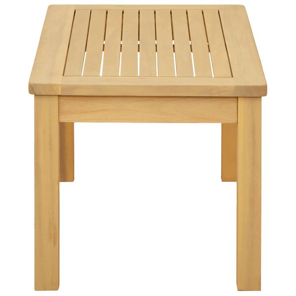 vidaXL Couchtisch Helles Akazienholz 70 x 40 x 36 cm Massivholz Akazie