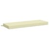 vidaXL Bankkissen SOEST 100 % Polyester Creme 120 x 40 x 8 cm