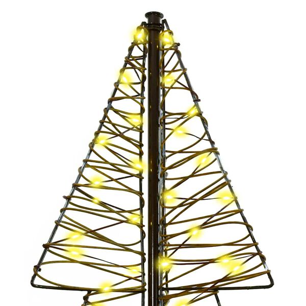 vidaXL Weihnachtsbaum mit 240 LEDs Warmes Weiß 180 cm Rattan