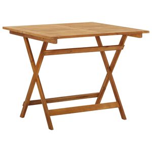vidaXL Klappbarer Gartentisch 90x90x75 cm Massivholz Akazie