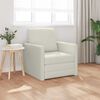 vidaXL Schlafsofa 60cm Creme Samt