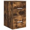 vidaXL Badezimmerschrank Inzwischen Ger&auml;ucherte Eiche 30 x 41 x 50 cm