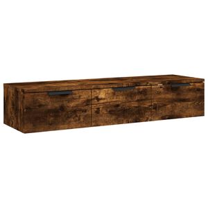 vidaXL Wandschrank R&auml;uchereiche 102x30x20 cm Holzwerkstoff