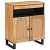vidaXL Sideboard Braun 60 x 33 x 75 cm Massivholz Mango