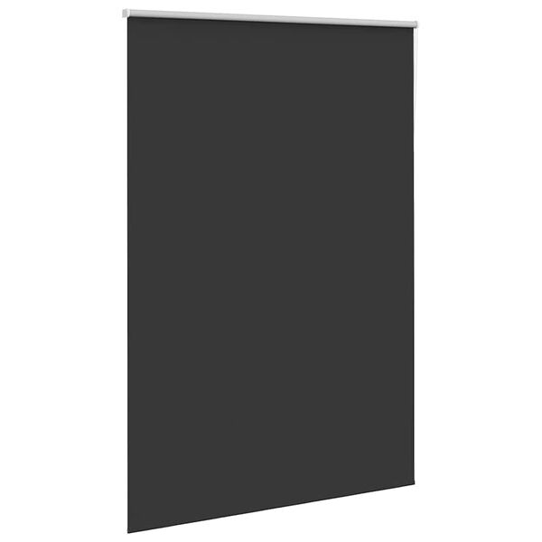 vidaXL Verdunkelungsrollo Schwarz 145x210 cm Stoffbreite 141,6 cm