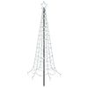 vidaXL LED-Weihnachtsbaum Spirale mit Erdspie&szlig; EKENAS 180 cm 220 LEDs