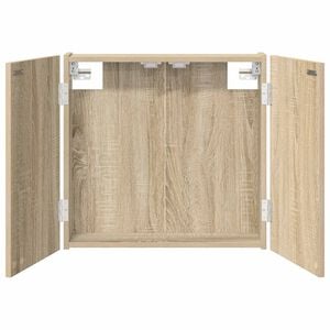 vidaXL Dartboard Schrank Sonoma-Eiche 56 x 12 x 53,5 cm Holzwerkstoff