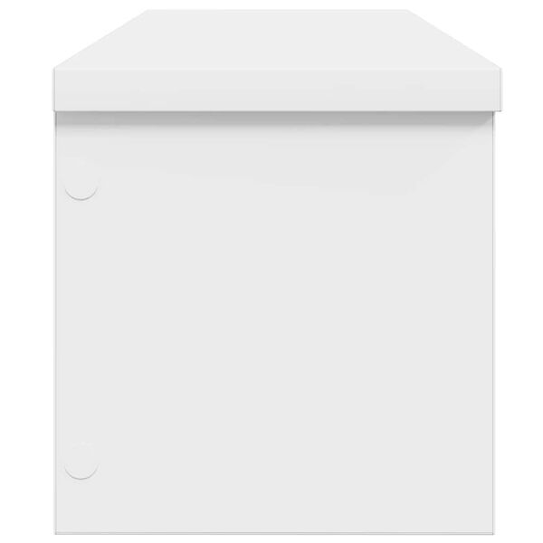 vidaXL Küchenregal Stapelbar Weiß 60x15x16 cm Holzwerkstoff