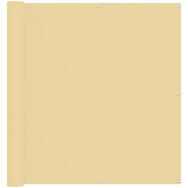 vidaXL Balkonsichtschutz Sand 110 x 400 cm Oxford-Stoff