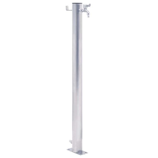 vidaXL Wassers&auml;ule f&uuml;r den Garten 40 cm Edelstahl Rund