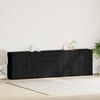 vidaXL Sideboard Schwarz Eichen-Optik 240 x 33 x 70 cm Holzwerkstoff