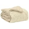 vidaXL Ganzjahresbettdecke Gepolstert Creme 135 x 220 cm