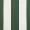 vidaXL Markise Gr&uuml;n und Wei&szlig; 300 x 250 x 165 cm Polyester