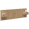 vidaXL Kopfteil mit Schrank 3 pcs Artisan-Eiche Holzwerkstoff